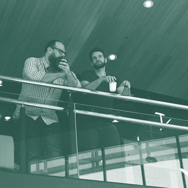 Venizum Staff taking a break during the Salesforce translation session